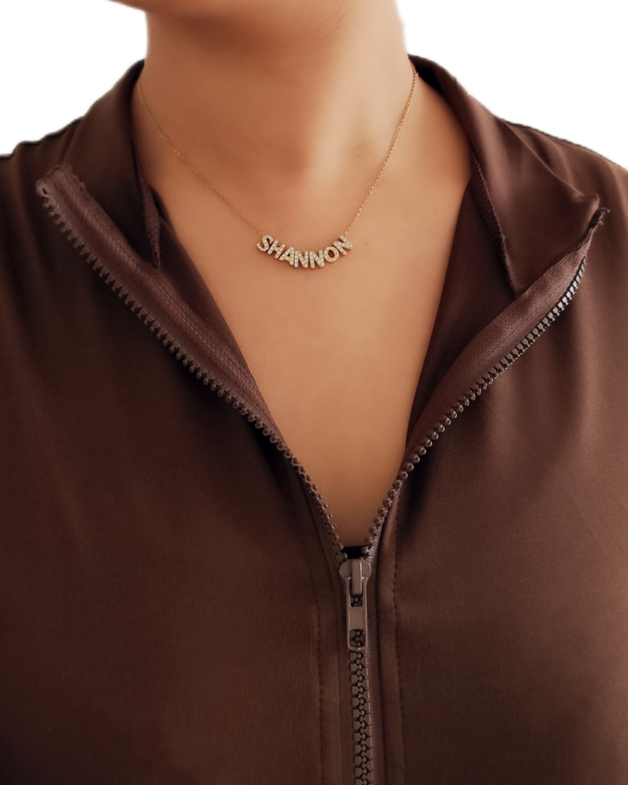 Collier personnalisé coulissant