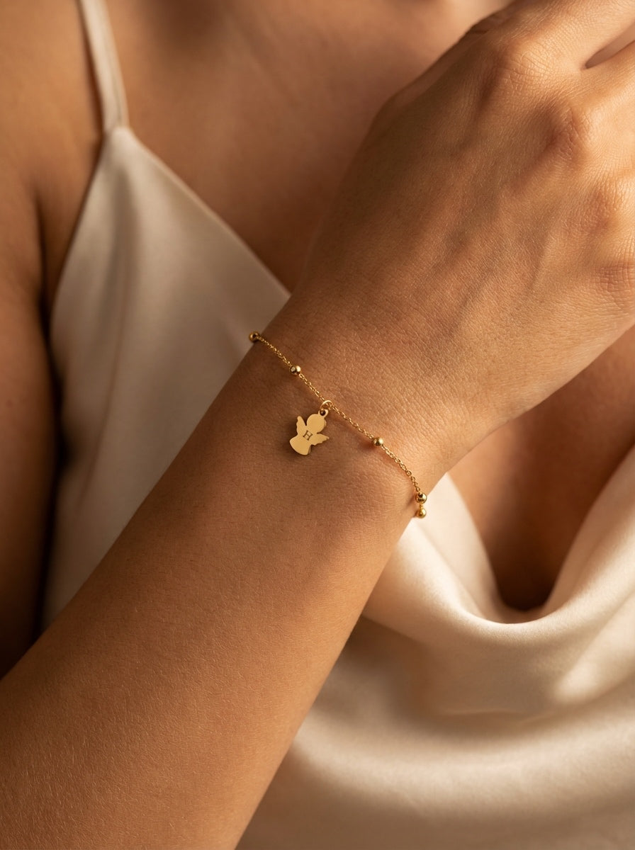 Bracelet Ange gravé