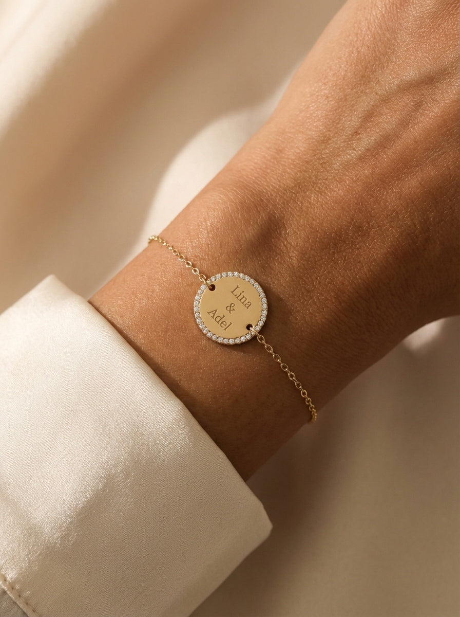 Bracelet étincelle gravé