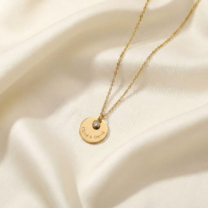 Collier Harmonie gravé