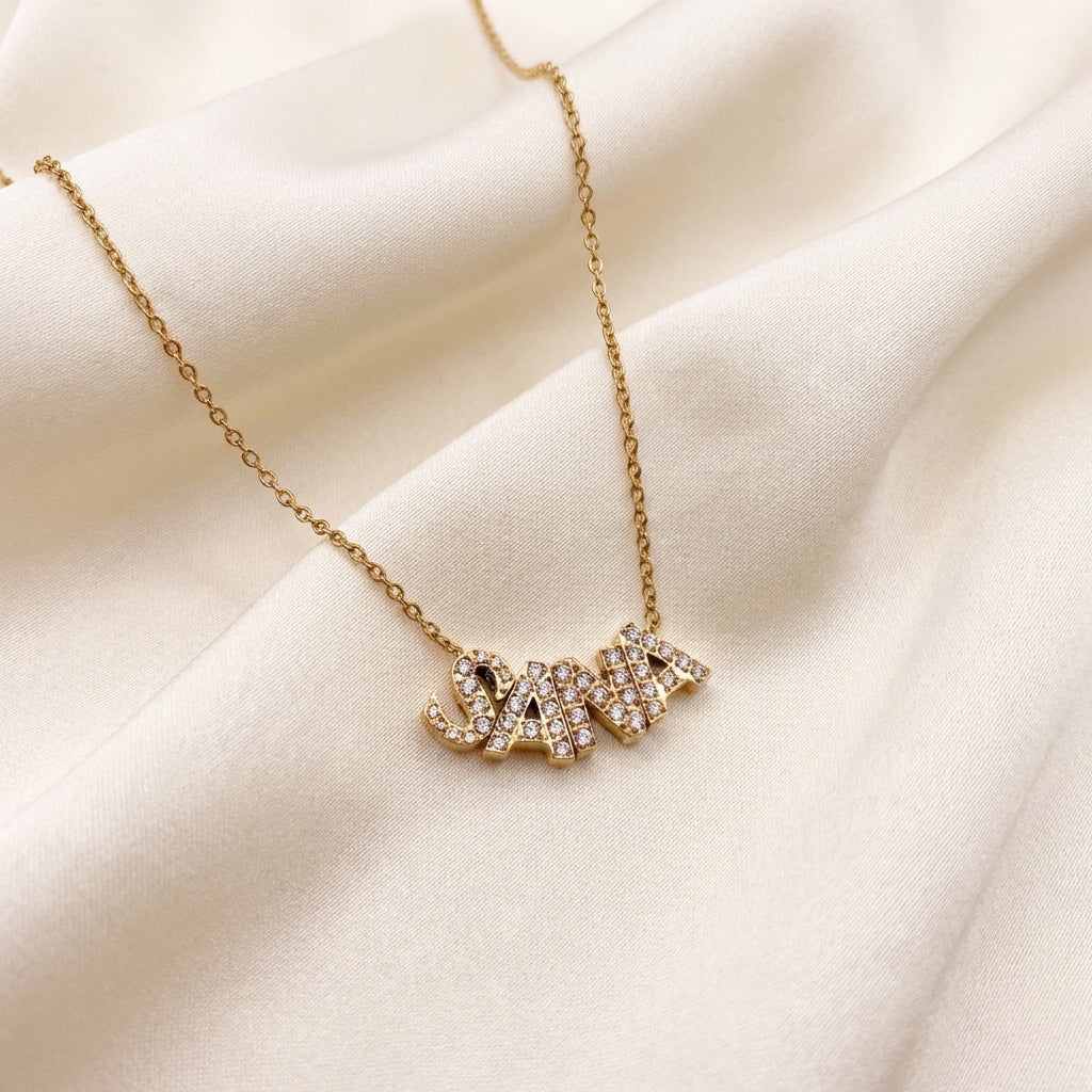 Collier personnalisé coulissant