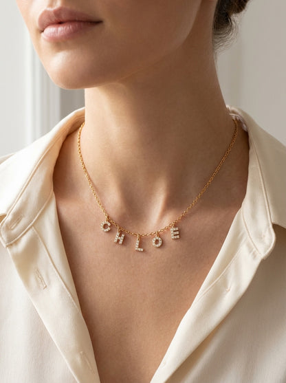 Collier personnalisé brillant