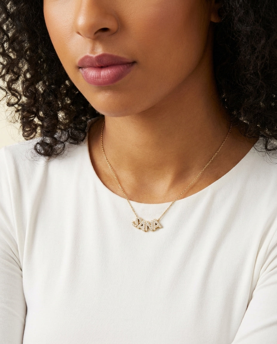 Collier personnalisé coulissant