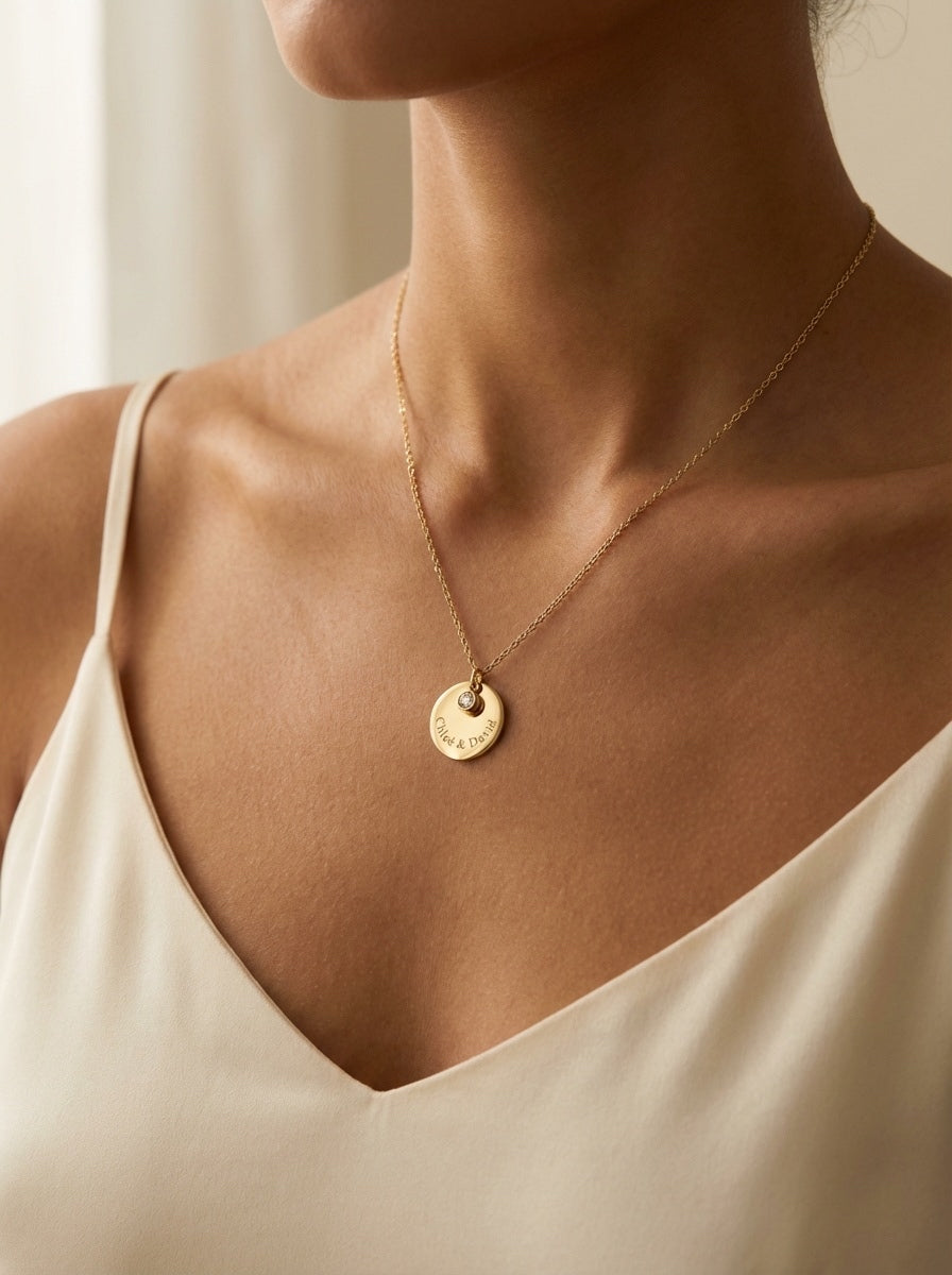 Collier Harmonie gravé