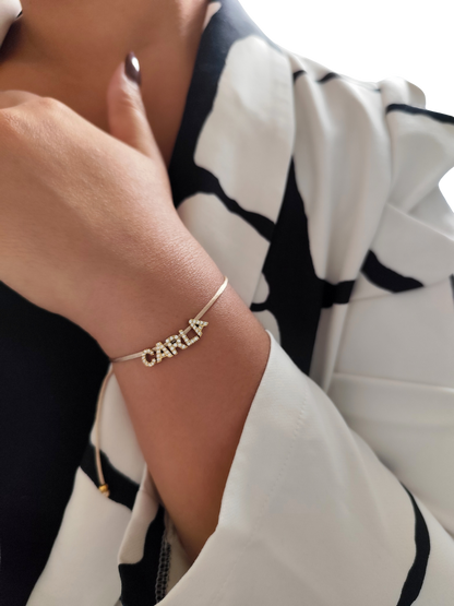 Bracelet fil prénom