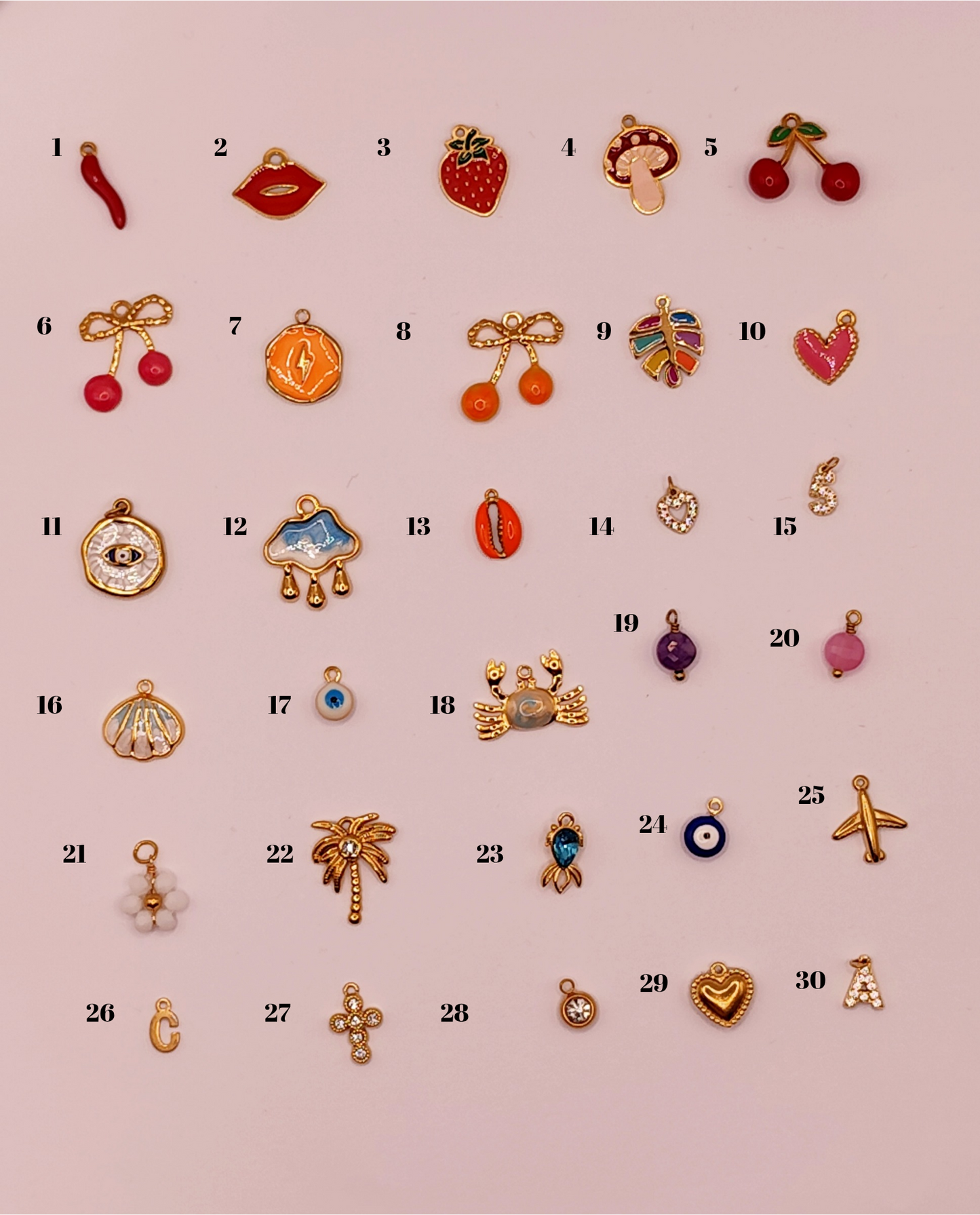 Collier mini charms | STYLE 3