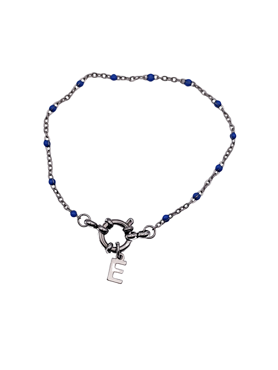 Bracelet blu argenté
