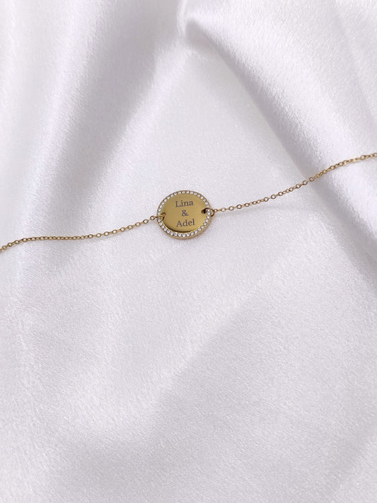 Bracelet étincelle gravé